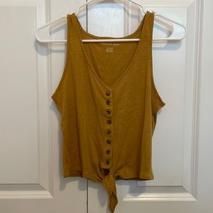 AE Boho Button Down Tank